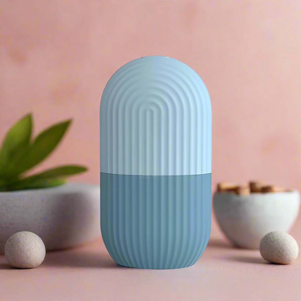 Silicon Facial Roller Blue